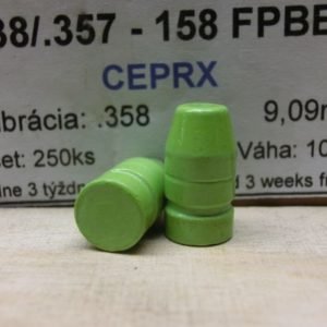 Ares luoti  38/357-158 FPBB,  158grain/10,2g, .358", EPRX, 250kpl, harmaa