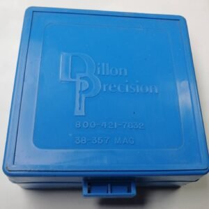 Dillon  38/357 mag ammo box , patruunalaatikko  100:lle patruunalle