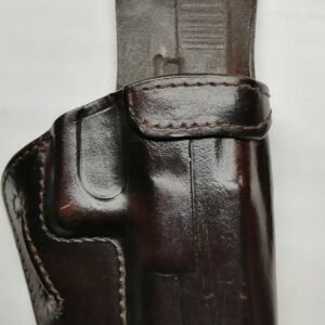 Glock 17 ja 22  pistoolikotelo, nahkainen. Malli Covert 28H. "käytetty"